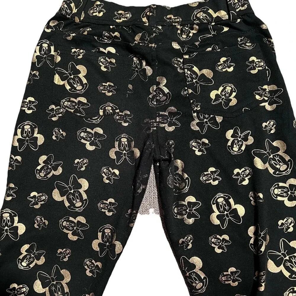 Disney Minnie Mouse Jeggings Kids XL - Picture 2 of 4